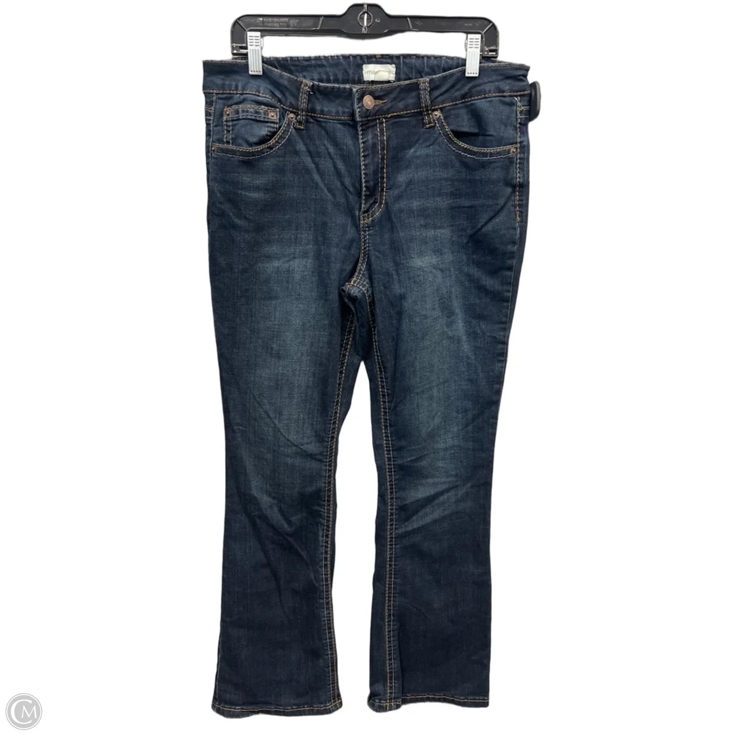 Jeans Boot Cut By Maurices In Blue Denim, Size: 14