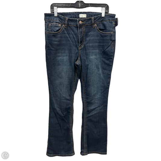 Jeans Boot Cut By Maurices In Blue Denim, Size: 14