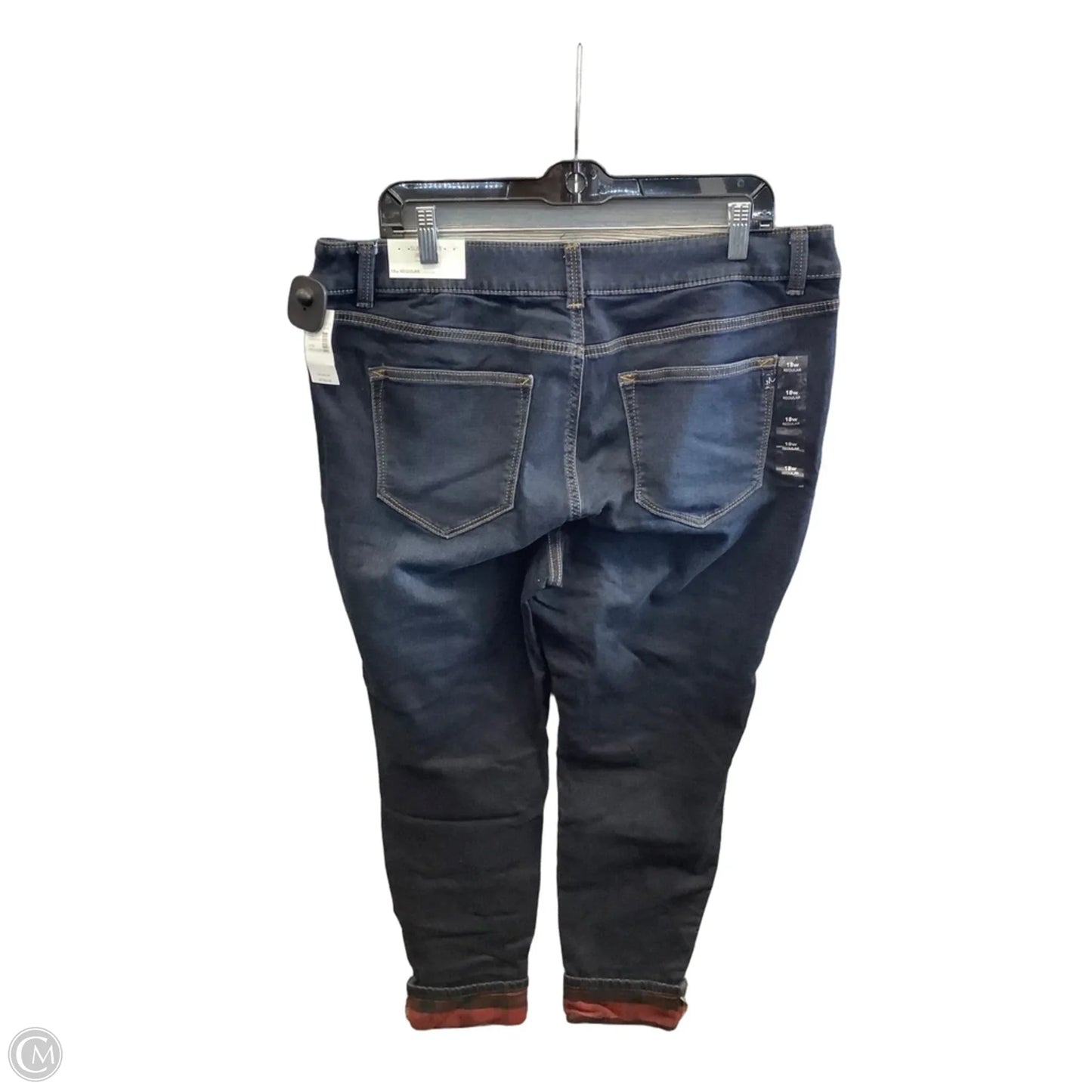 Jeans Jeggings By Maurices In Blue Denim, Size: 18