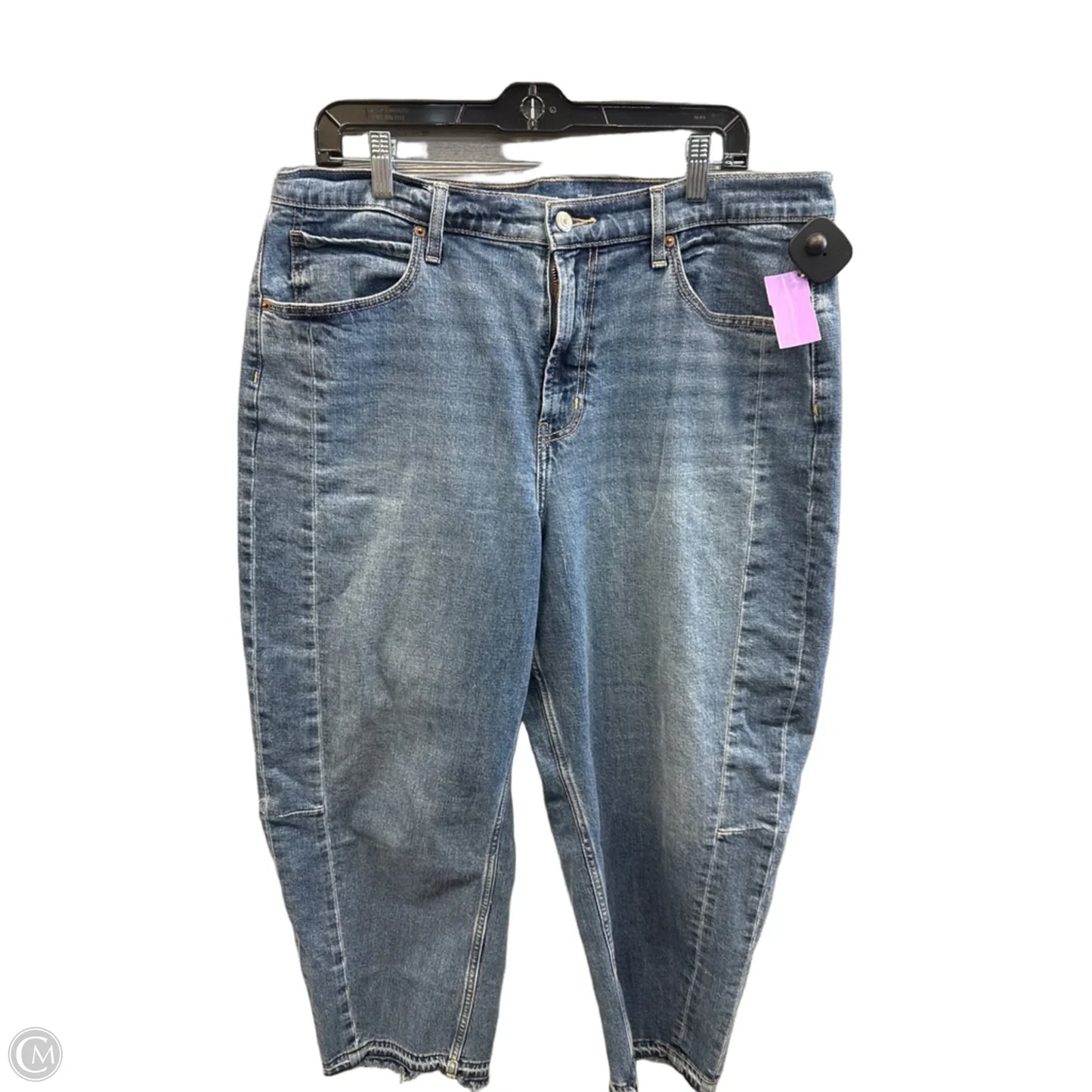 Jeans Straight By Old Navy In Blue Denim, Size: 16