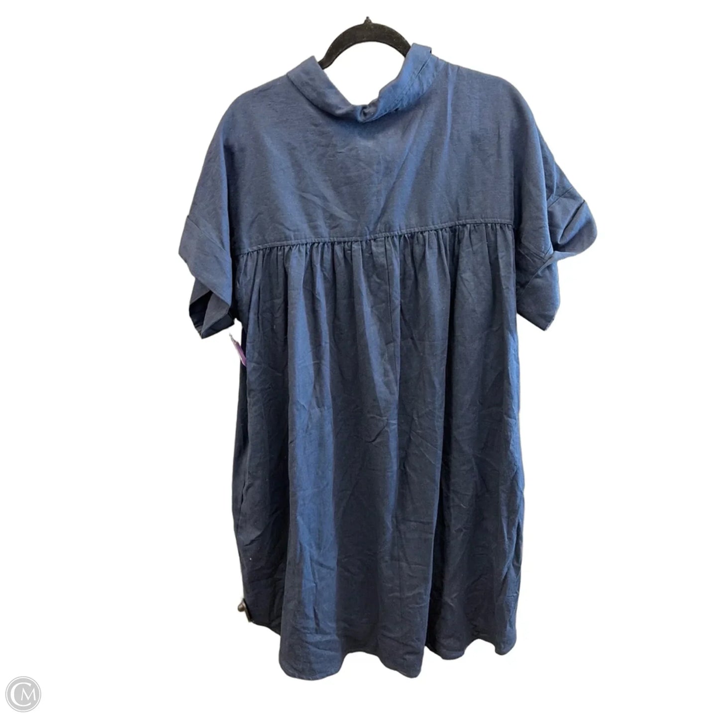 Dress Casual Short By Ophelia Roe In Blue, Size: 3x