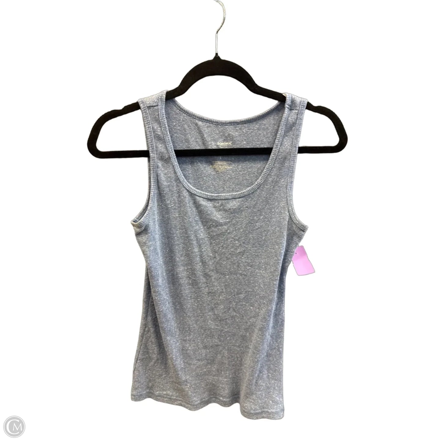Top Sleeveless Basic By Sonoma In Blue, Size: L