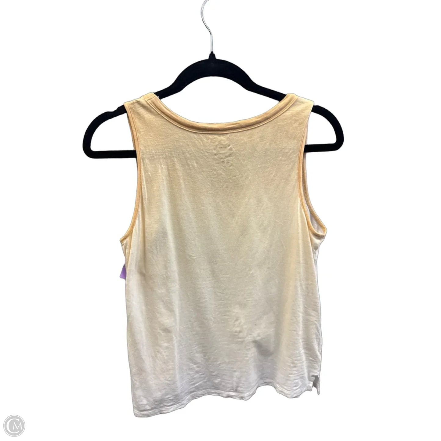 Top Sleeveless By Maurices In Yellow, Size: M