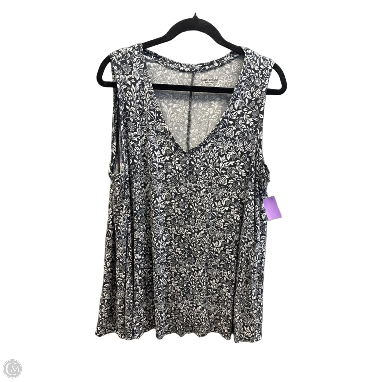 Top Sleeveless By Lane Bryant In Blue, Size: 3x