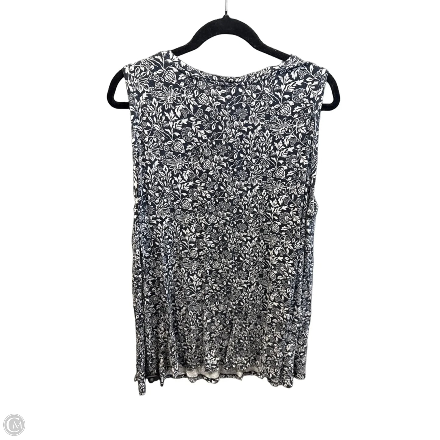 Top Sleeveless By Lane Bryant In Blue, Size: 3x