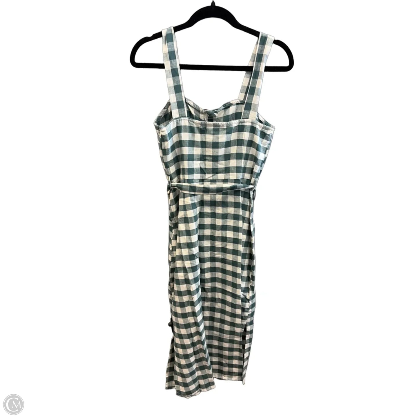 Dress Casual Midi By Mng In Plaid Pattern, Size: S