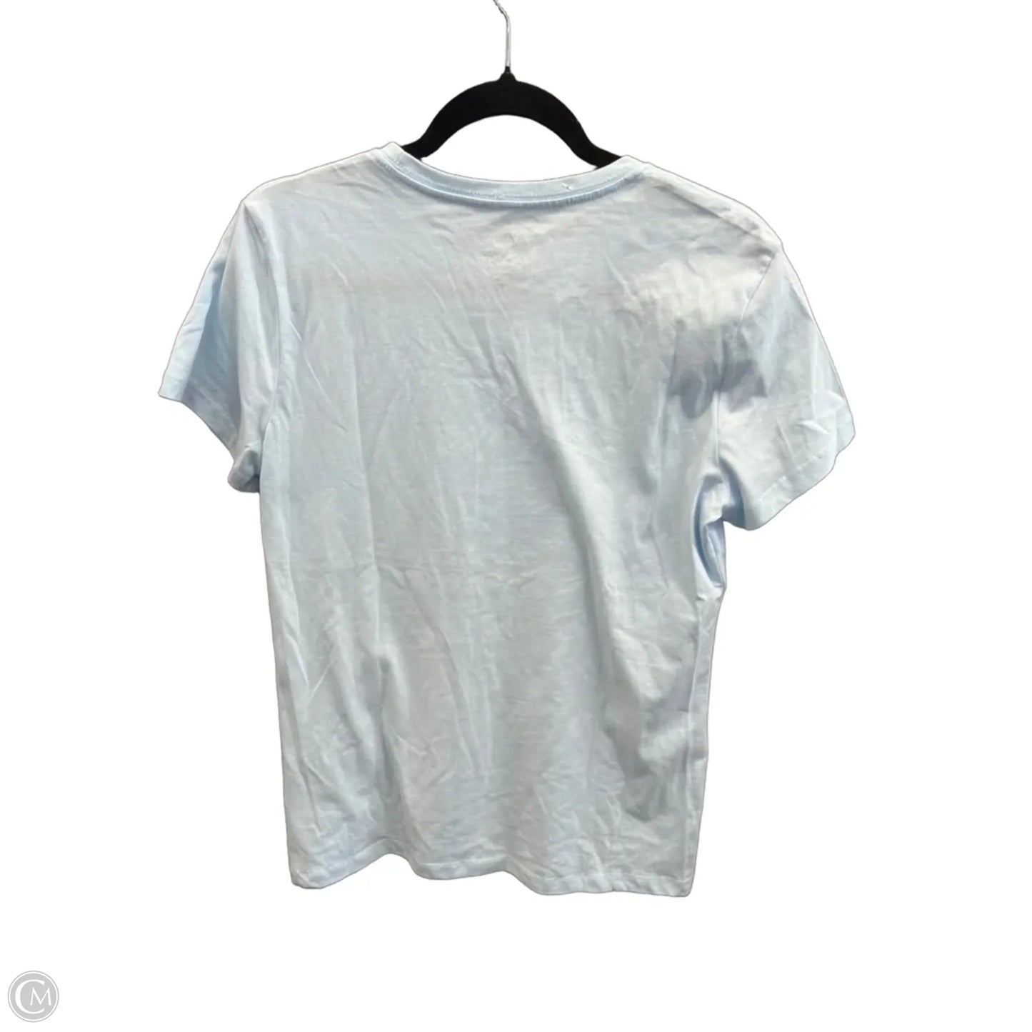 Top Short Sleeve By Adidas In Blue, Size: L