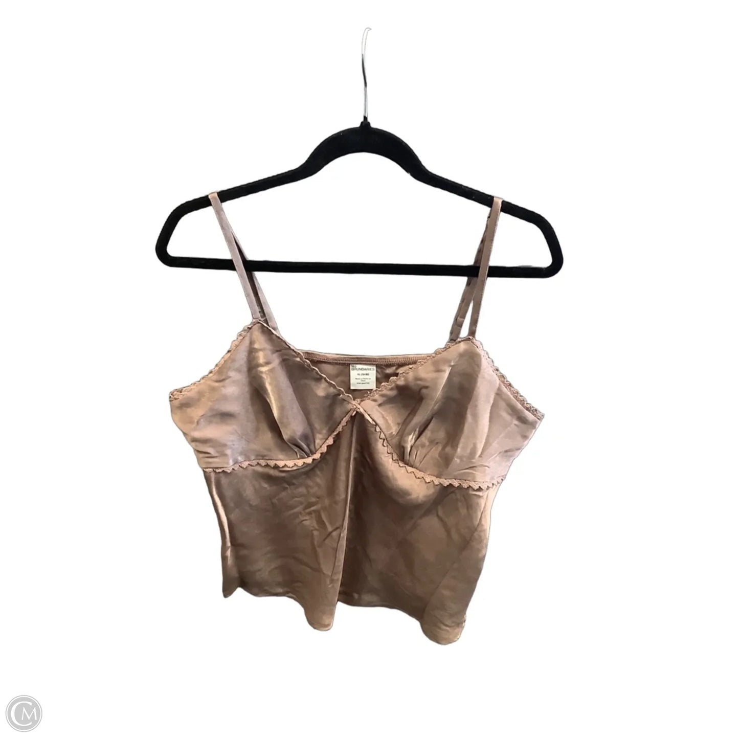 Top Sleeveless By No Boundaries In Brown, Size: Xl