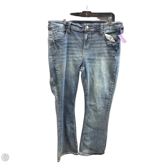 Jeans Boot Cut By Daytrip In Blue Denim, Size: 16
