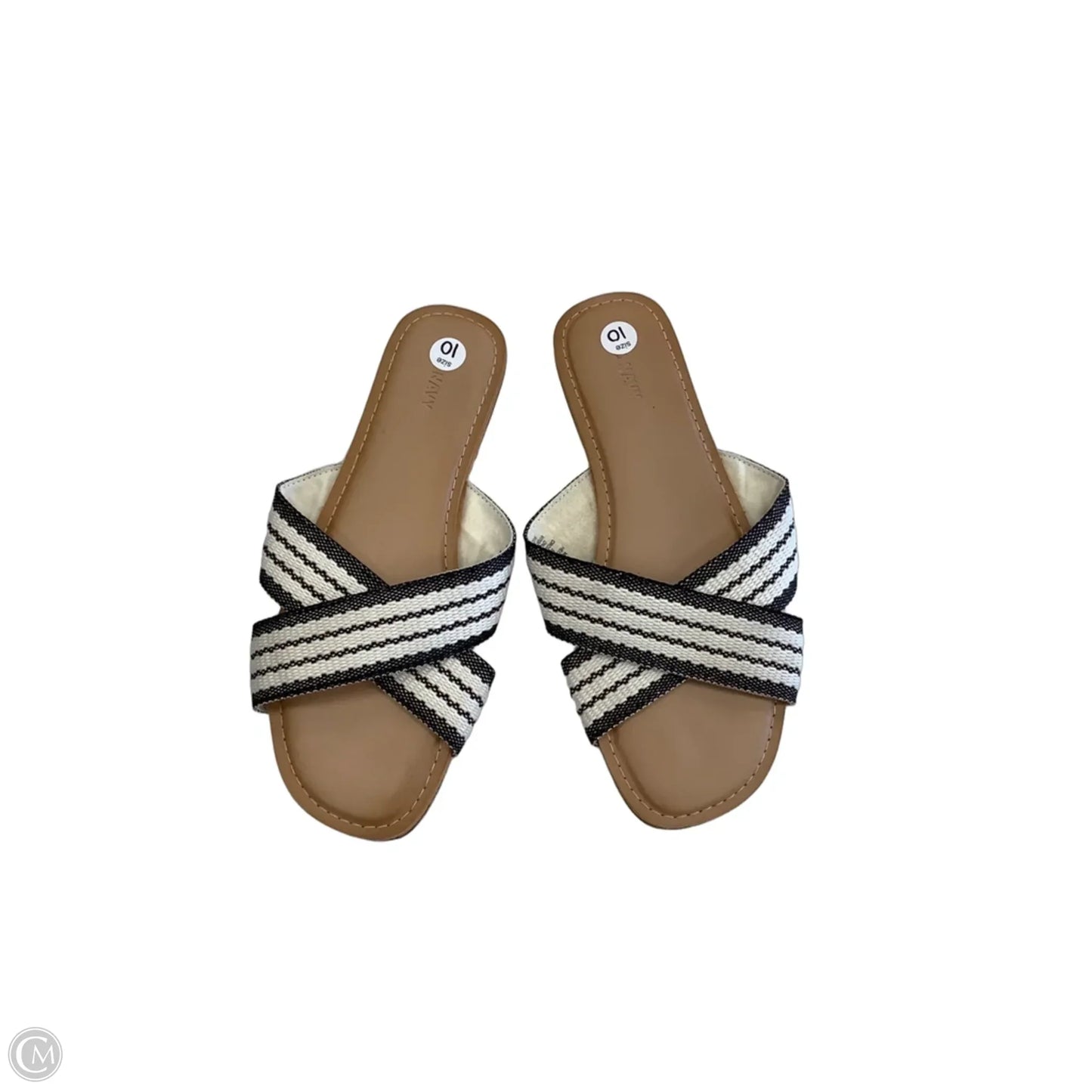 Sandals Flats By Old Navy In Black, Size: 10