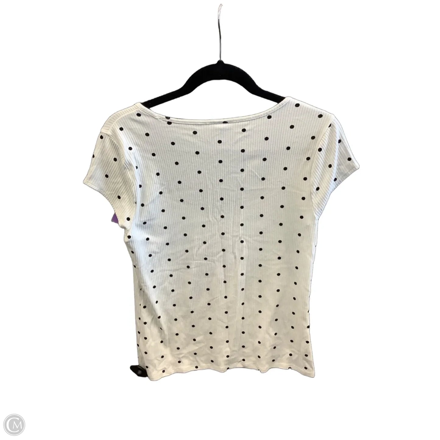 Top Short Sleeve By Old Navy In White, Size: L