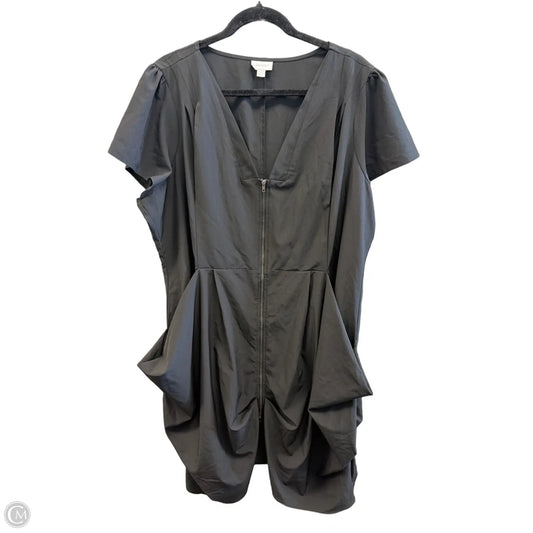 Dress Casual Short By Avenue In Black, Size: 3x