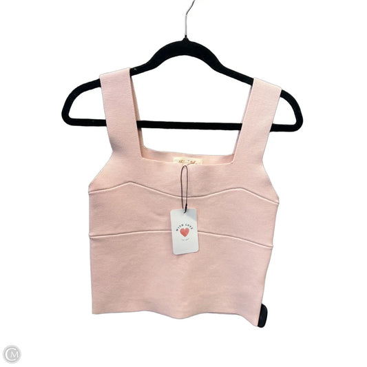 Top Sleeveless By Listicle In Pink, Size: L