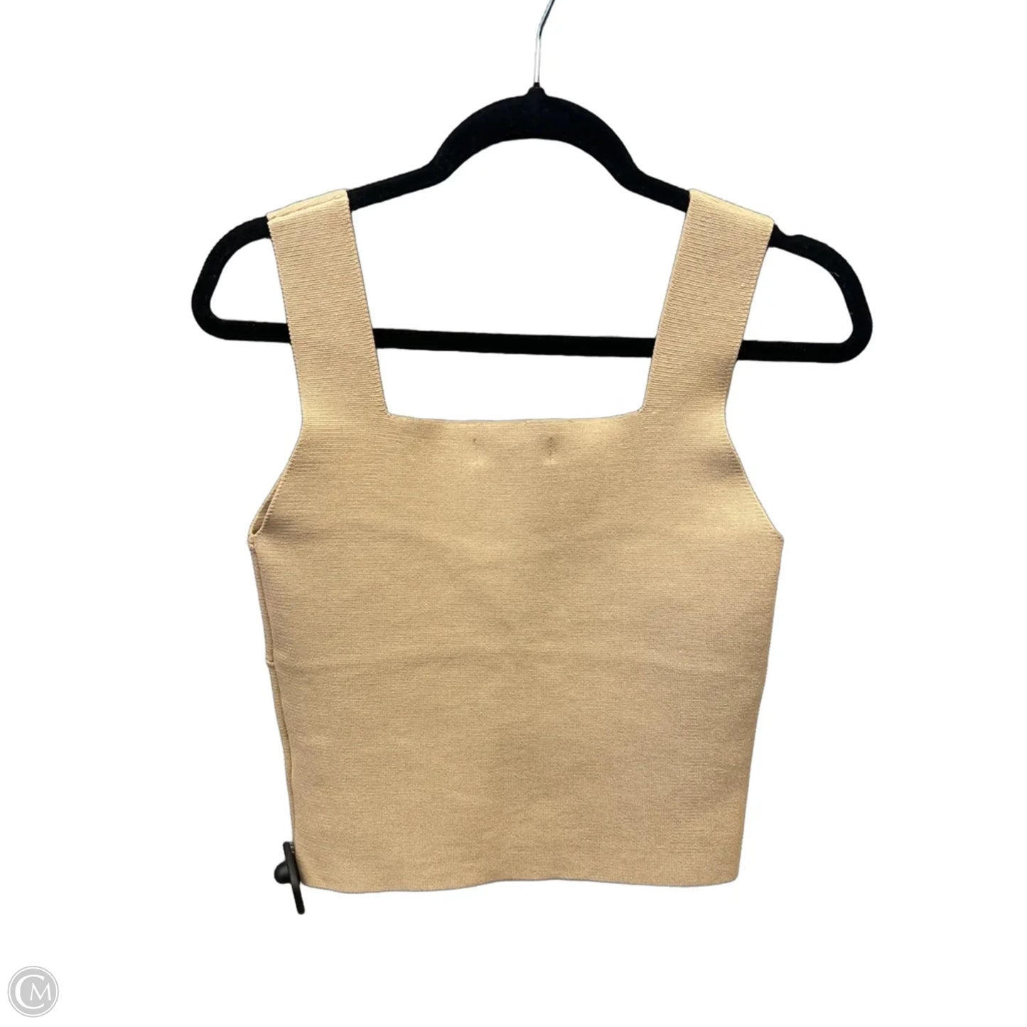 Top Sleeveless By Listicle In Tan, Size: L
