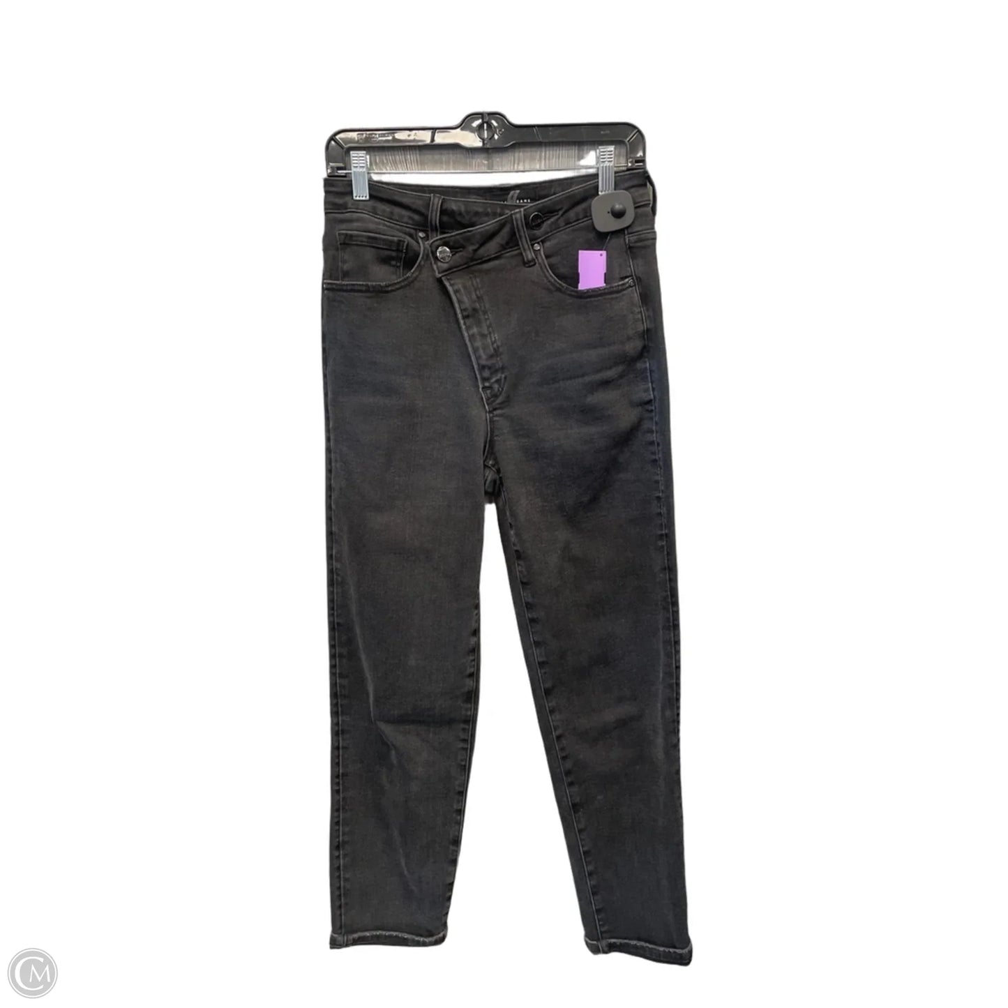 Jeans Straight By Risen In Black Denim, Size: 6