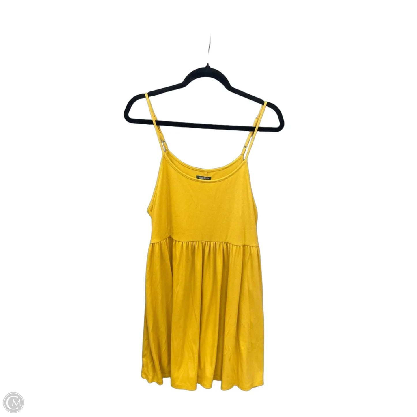 Dress Casual Short By Wild Fable In Yellow, Size: Xl