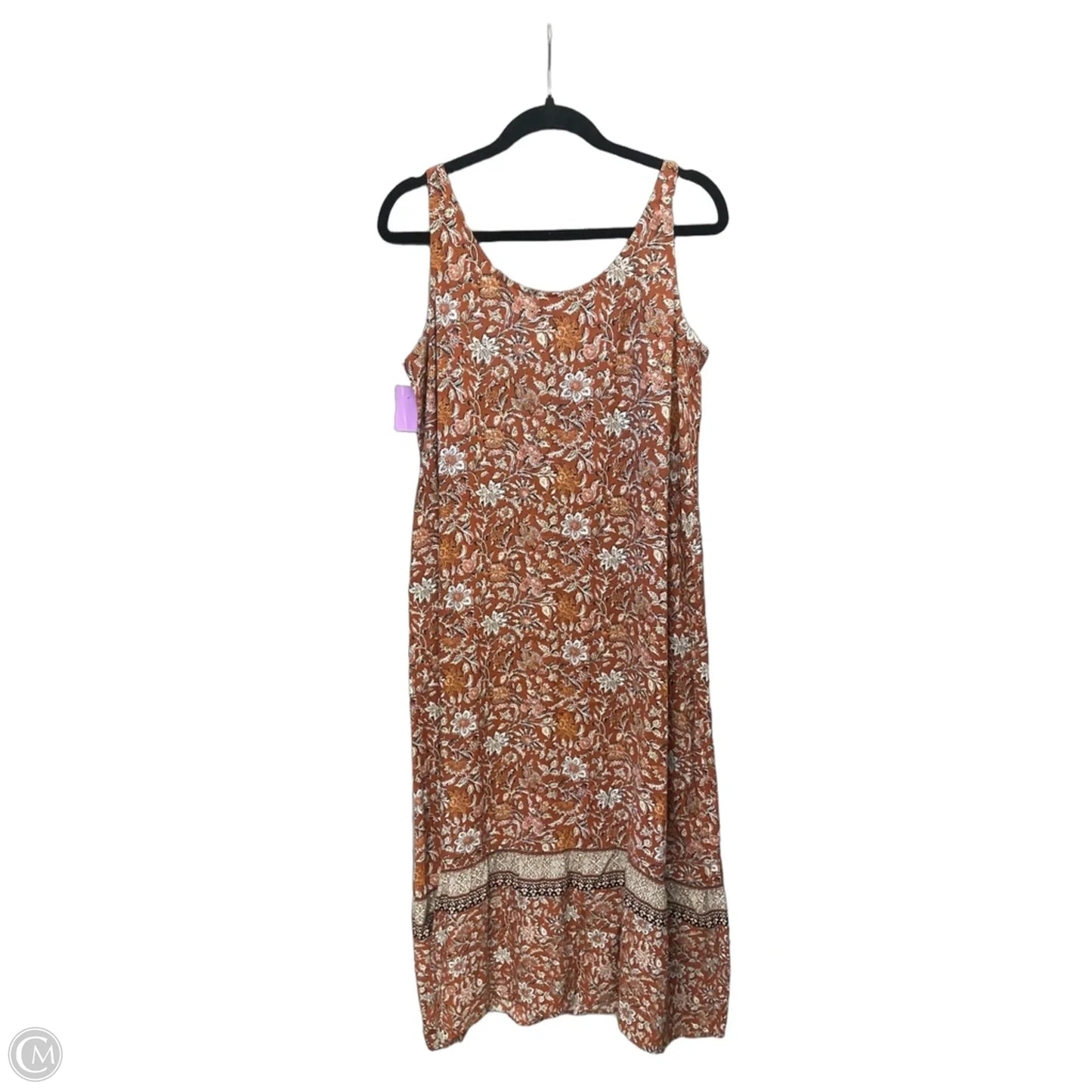 Dress Casual Maxi By J. Jill In Brown, Size: M