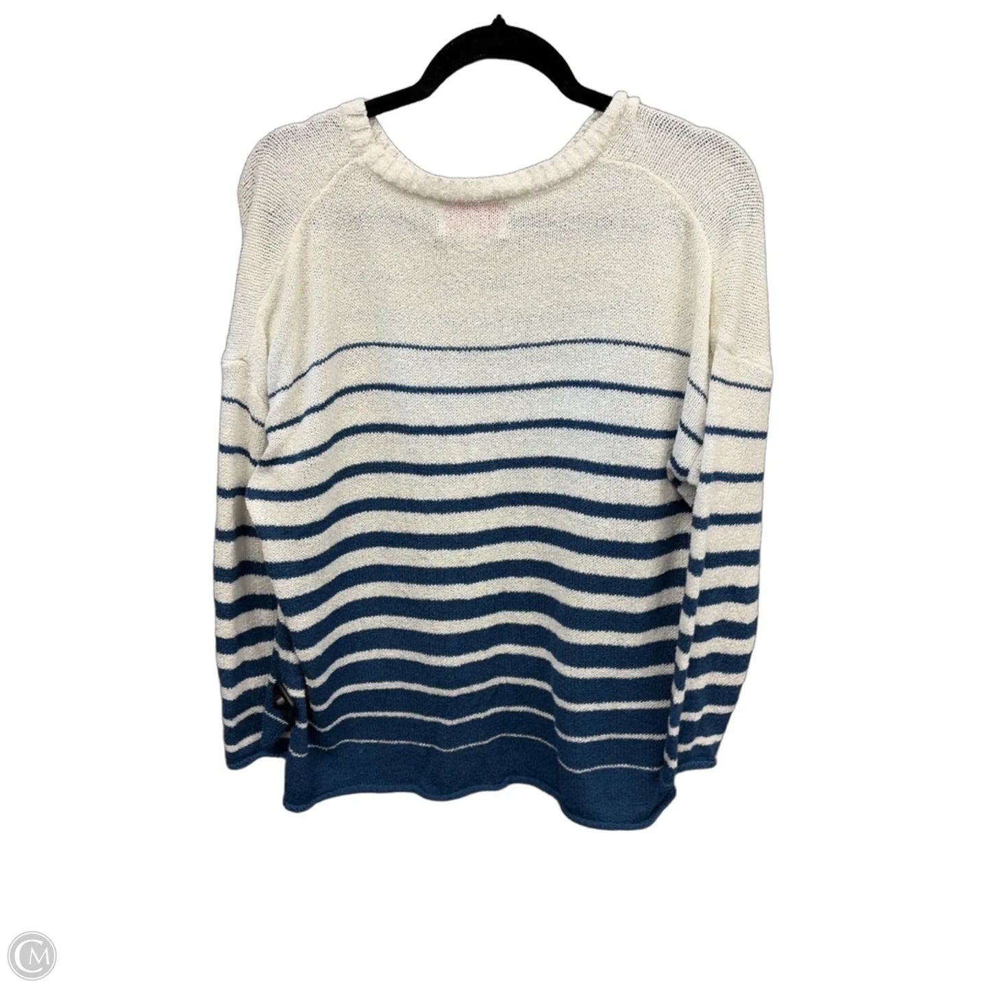 Sweater By Simply Southern In Striped Pattern, Size: L