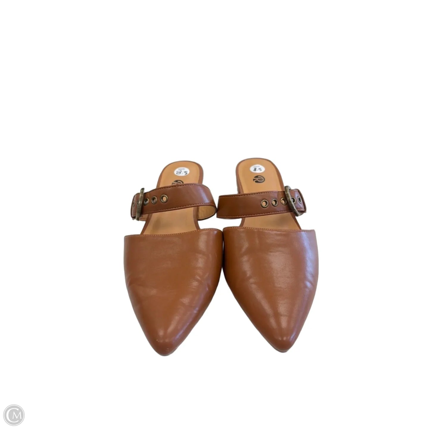 Shoes Flats By Clothes Mentor In Brown, Size: 8.5