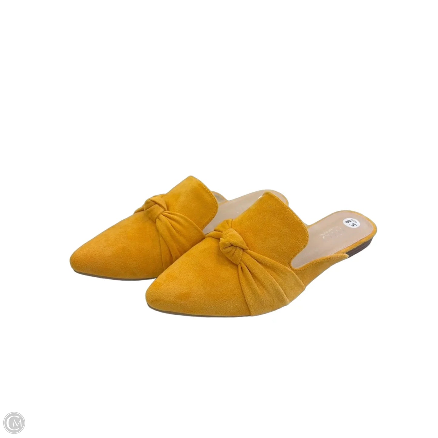 Shoes Flats By Clothes Mentor In Yellow, Size: 8.5