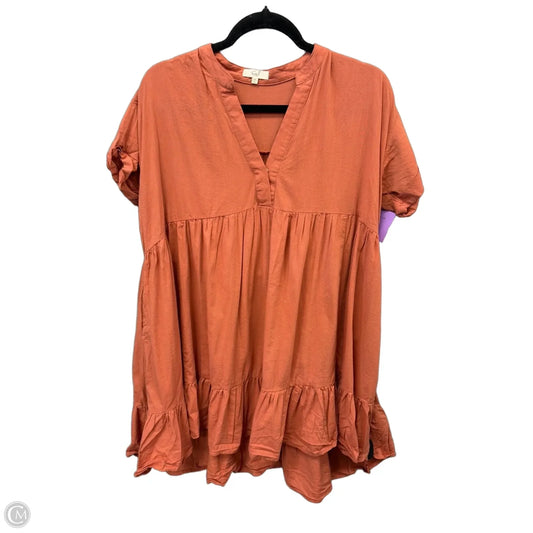 Dress Casual Short By Easel In Orange, Size: S
