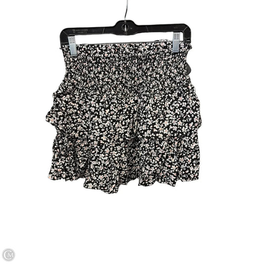 Skirt Mini & Short By Japna In Floral Print, Size: 4