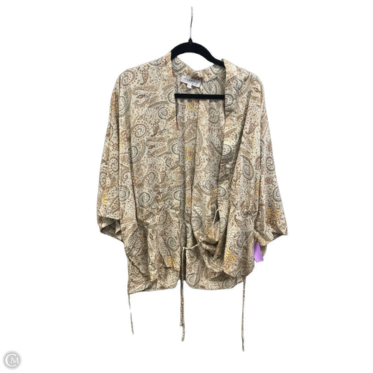 Blouse Long Sleeve By Hayley Michaels In Multi-colored, Size: S