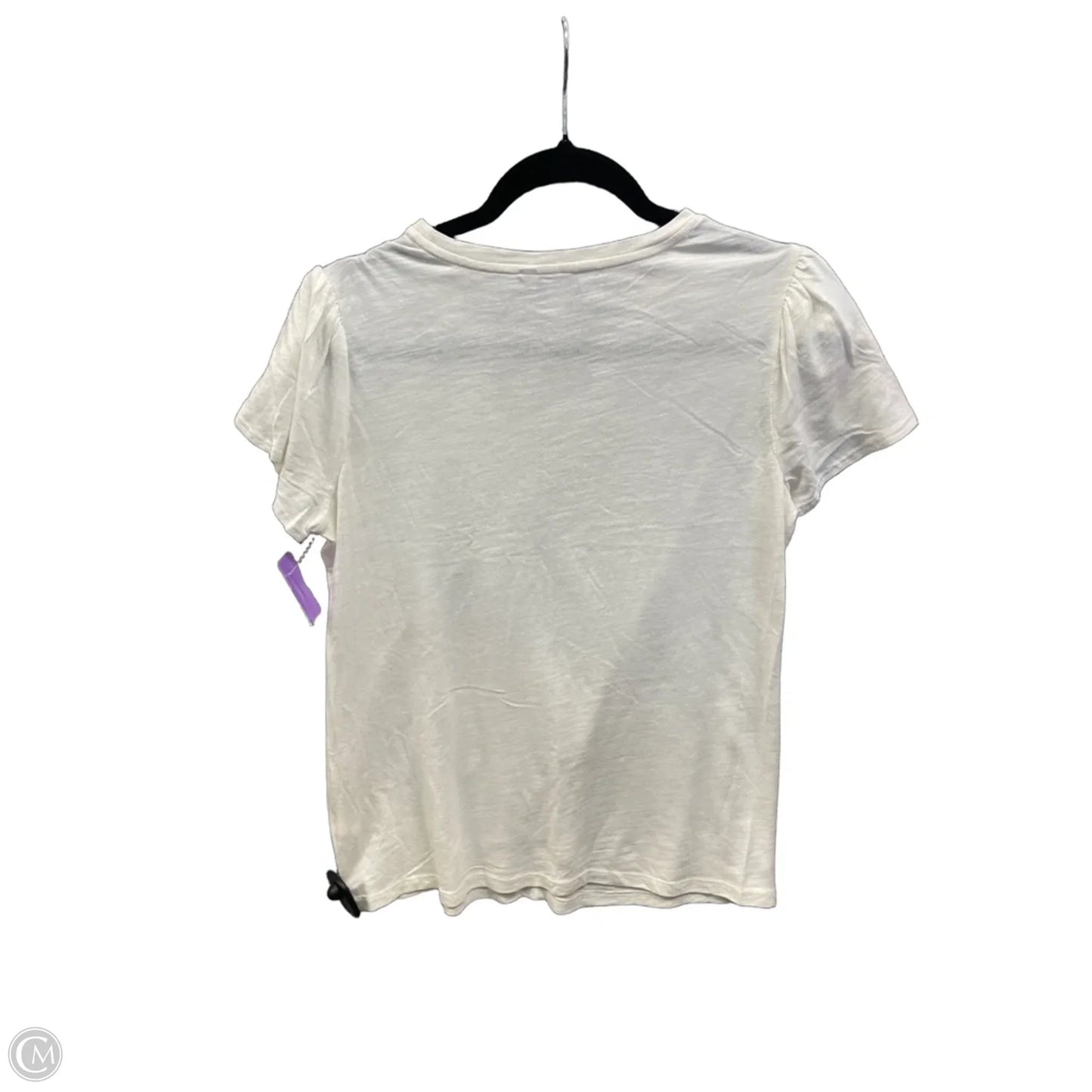 Top Short Sleeve Basic By Nine West In Cream, Size: S
