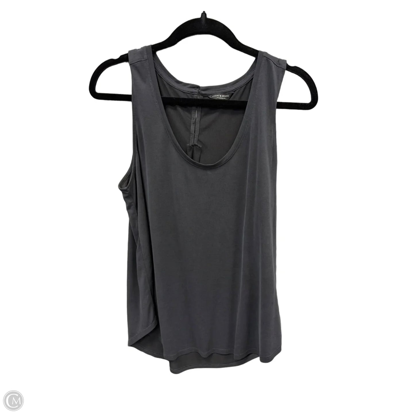 Tunic Sleeveless By Lucky Brand In Grey, Size: L