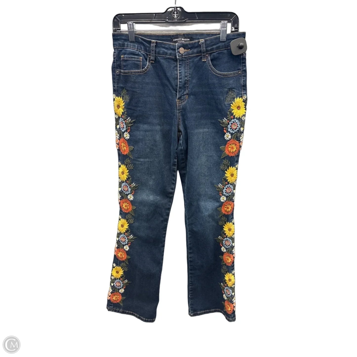Jeans Flared By Clothes Mentor In Blue Denim, Size: 8