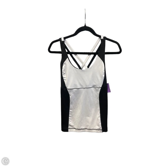 Athletic Tank Top By 90 Degrees By Reflex In Black & White, Size: L