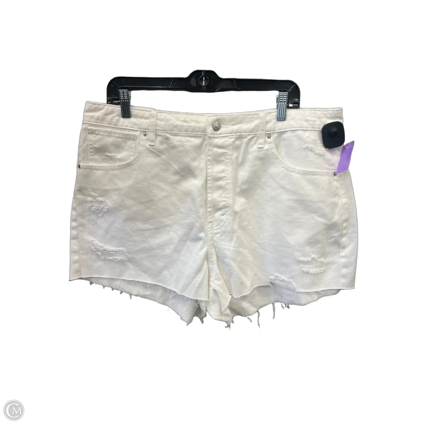 Shorts By Wild Fable In White Denim, Size: 16