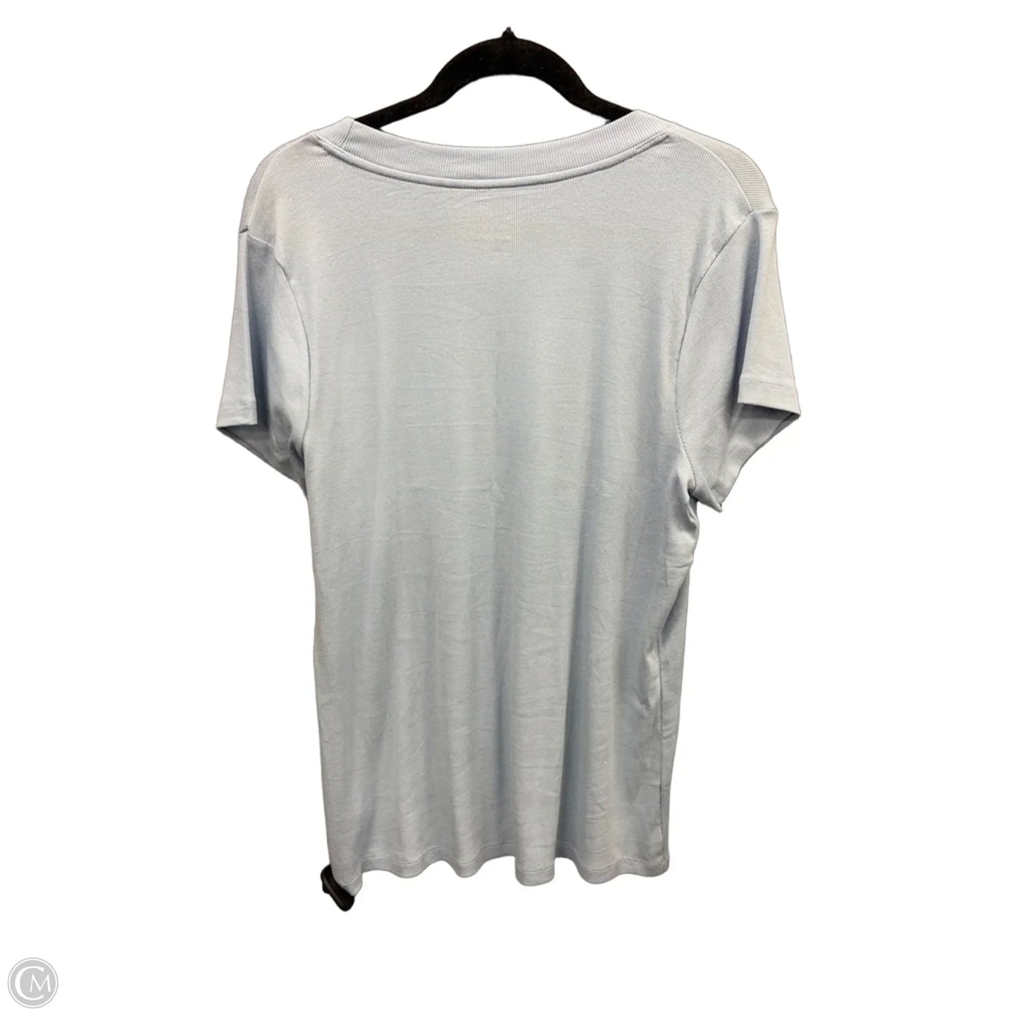 Top Short Sleeve Basic By A New Day In Blue, Size: Xxl