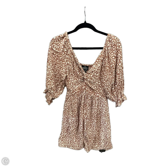 Dress Casual Short By Angie In Floral Print, Size: Xl