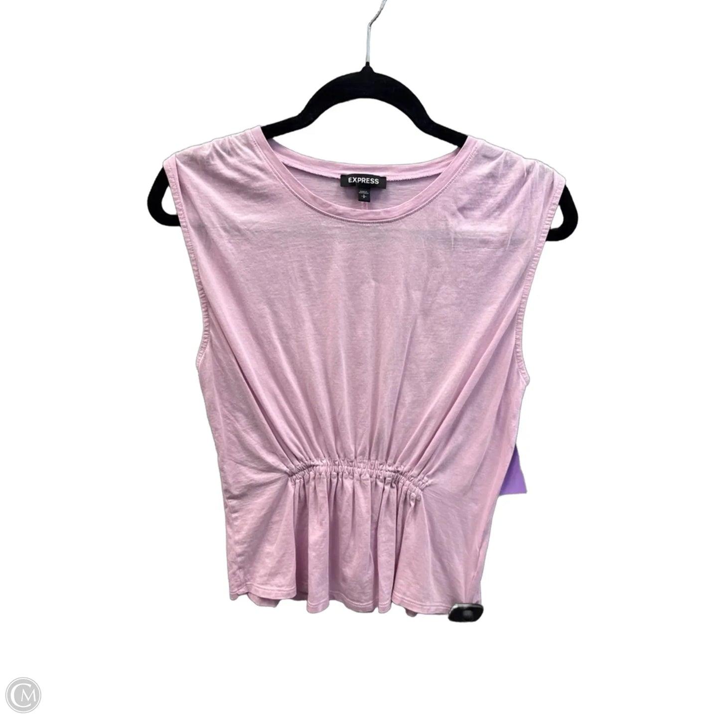 Top Sleeveless By Express In Pink, Size: Sp
