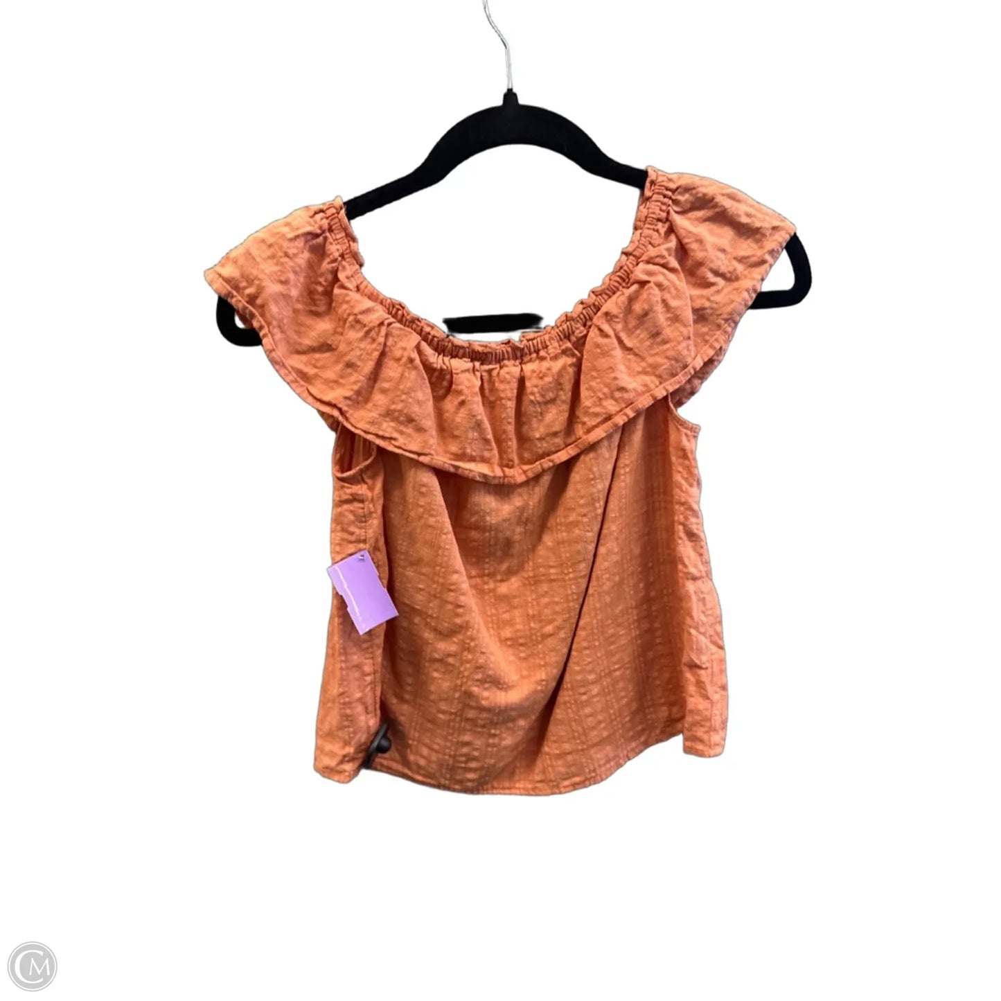 Top Sleeveless By Ana In Orange, Size: S
