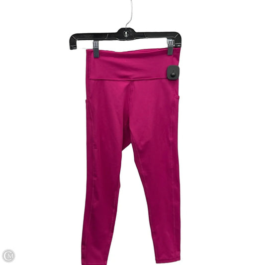 Athletic Leggings By Tek Gear In Pink, Size: S