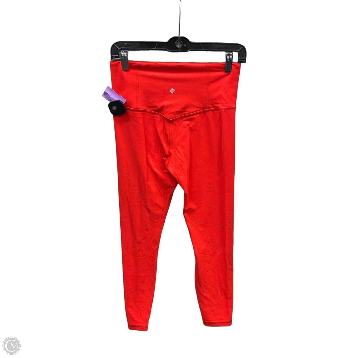 Athletic Leggings By Athleta In Orange, Size: S
