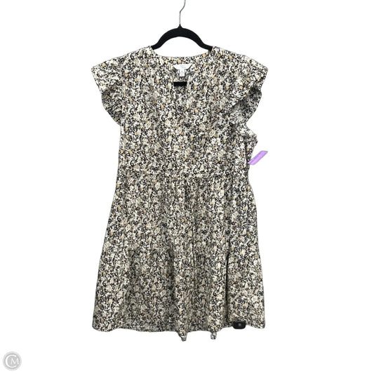 Dress Casual Short By Time And Tru In Floral Print, Size: M