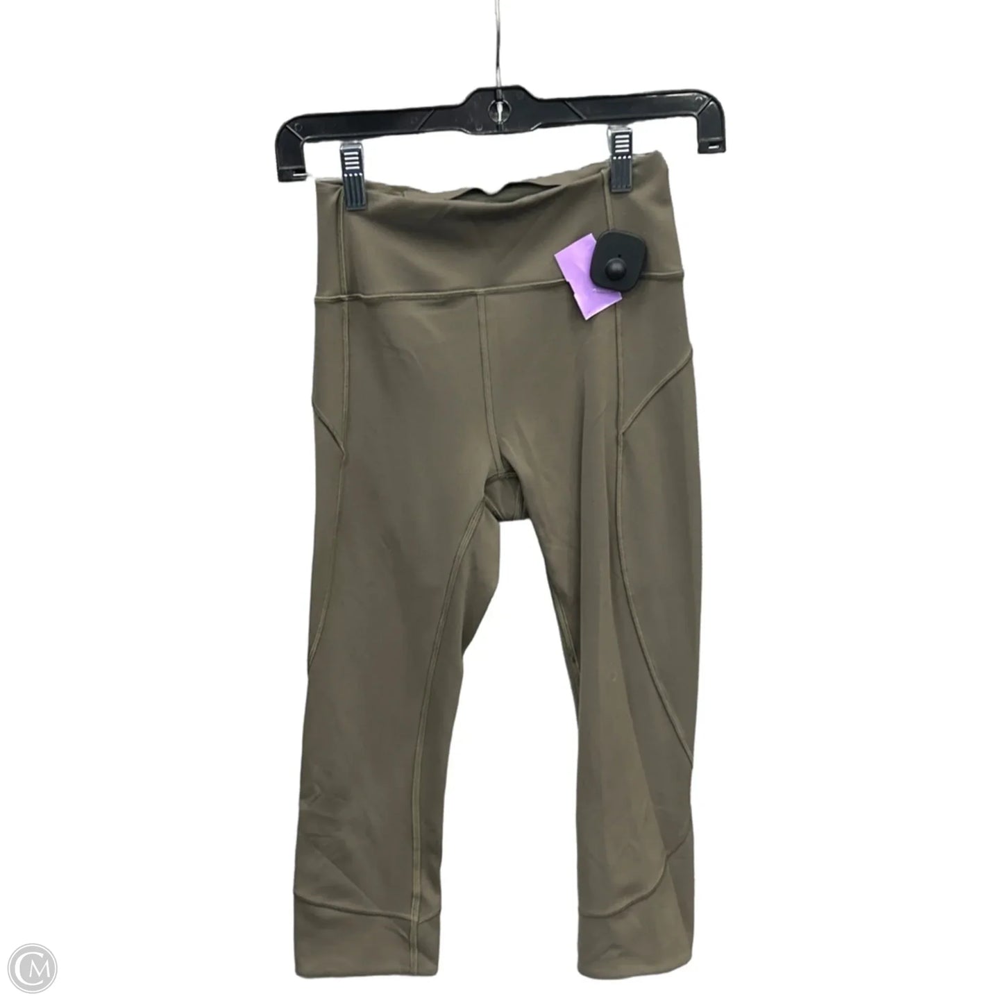Athletic Leggings Capris By Lululemon In Green, Size: S
