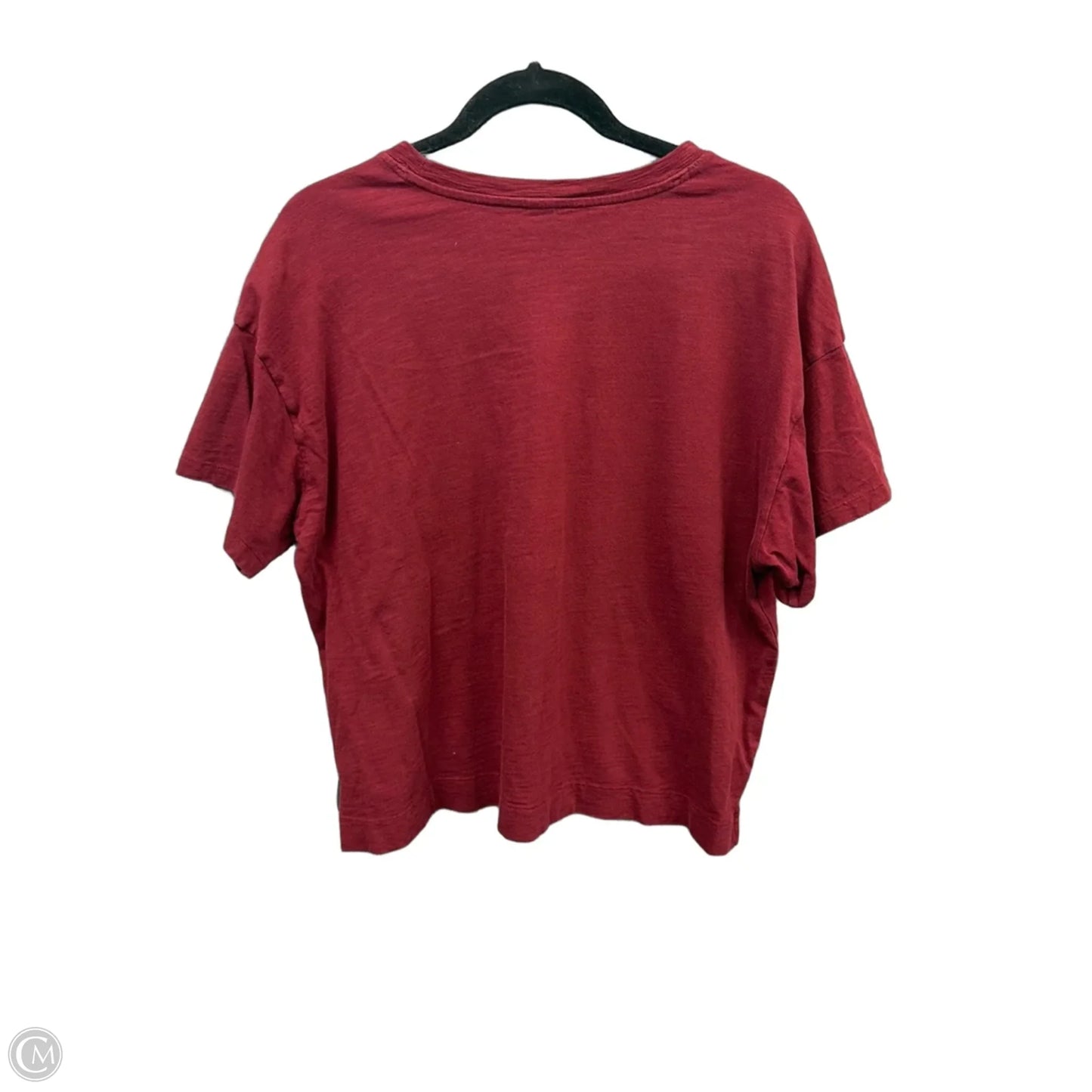 Top Short Sleeve Basic By Old Navy In Red, Size: L