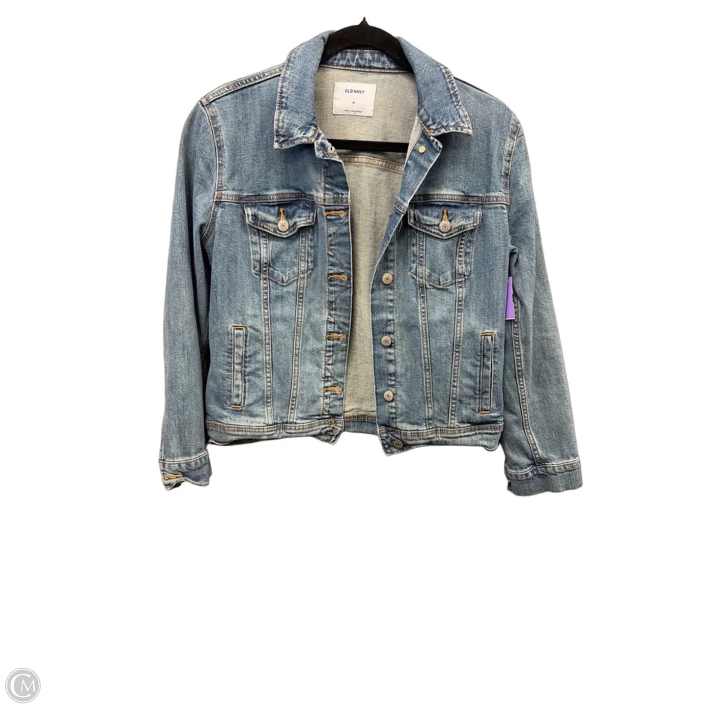 Jacket Denim By Old Navy In Blue Denim, Size: M