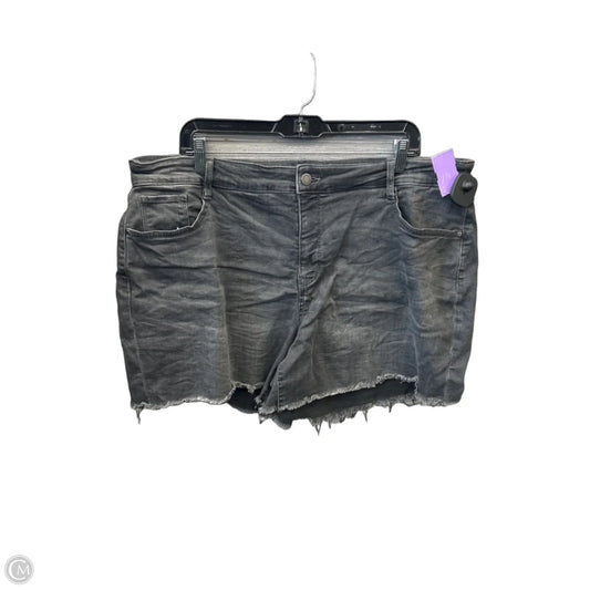 Shorts By Nine West In Black Denim, Size: 18