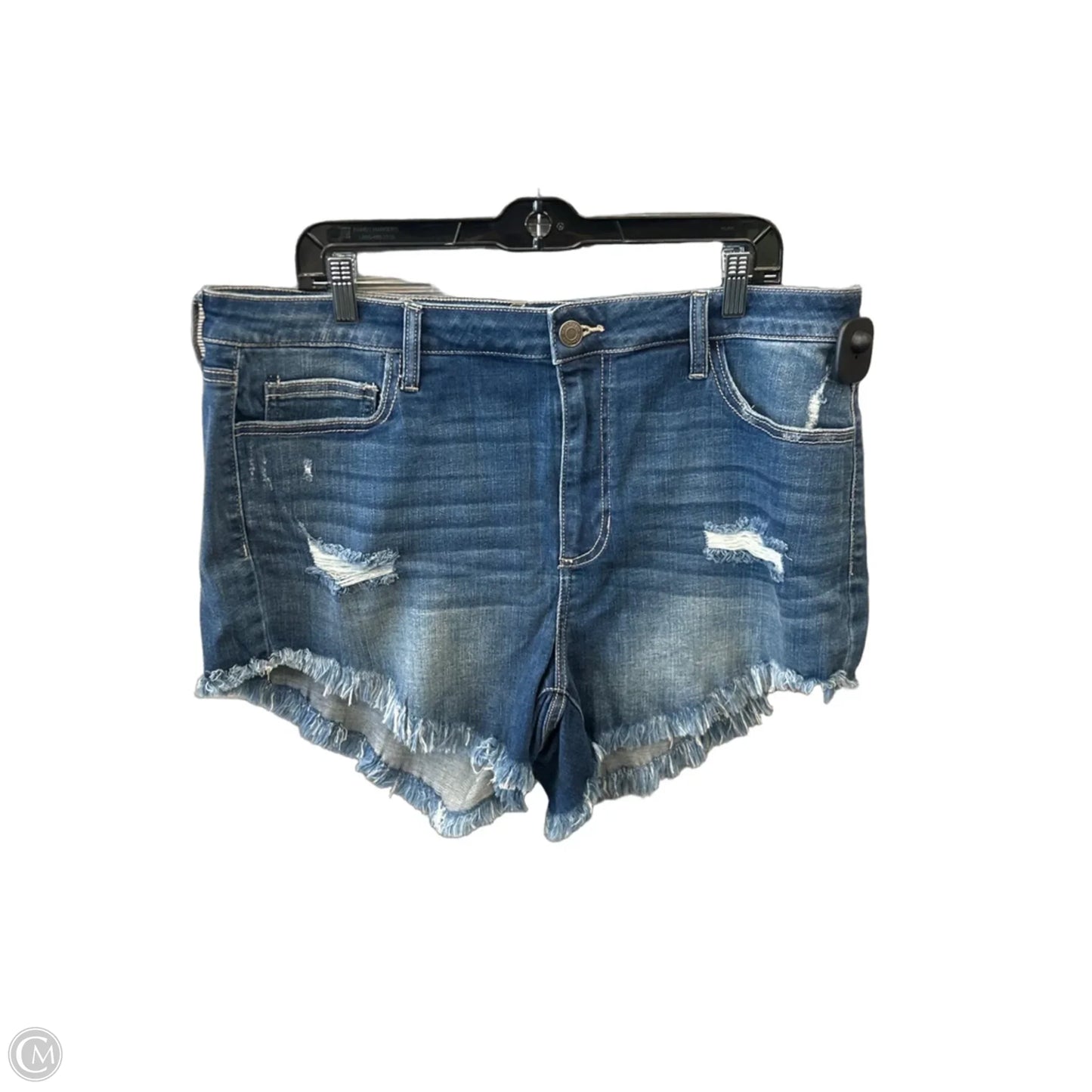 Shorts By Clothes Mentor In Blue Denim, Size: 20
