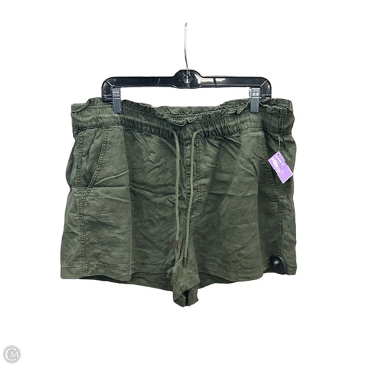 Shorts By Loft In Green, Size: 18