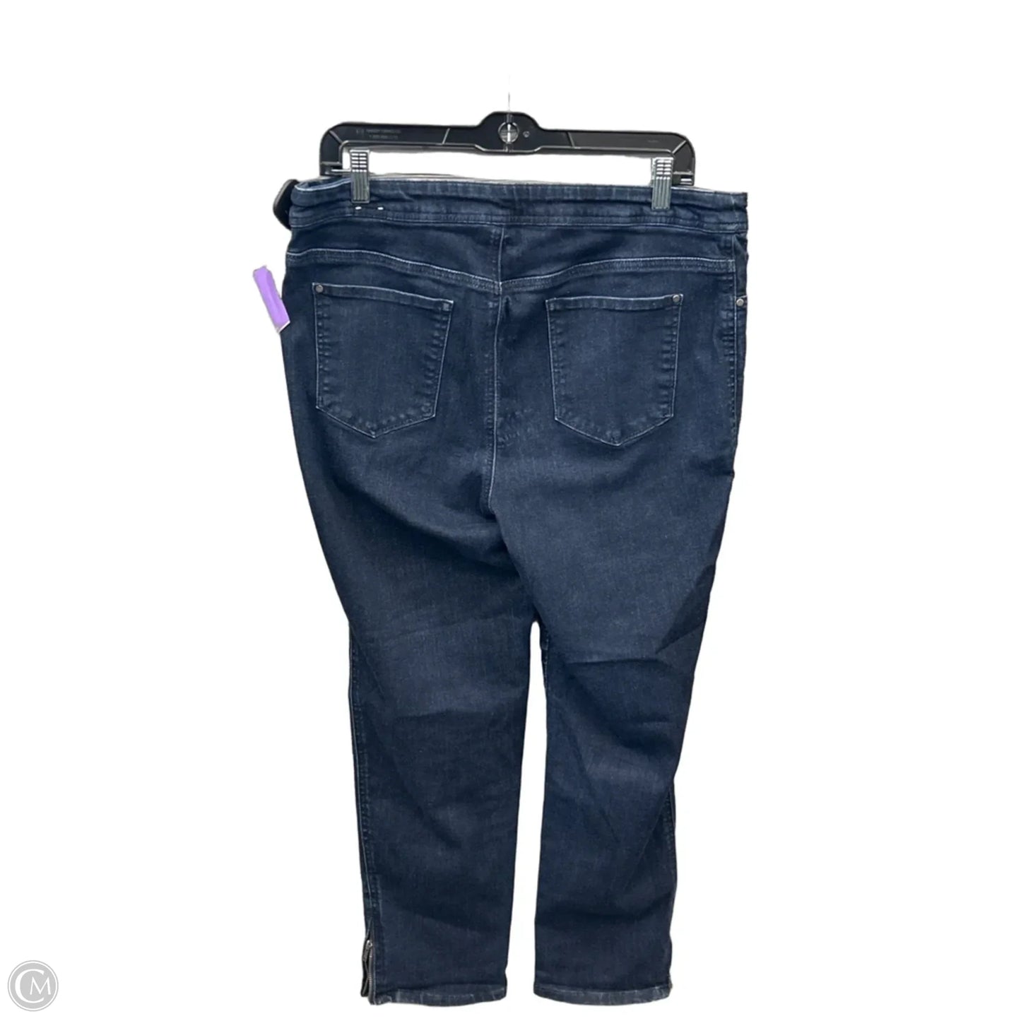 Jeans Jeggings By Chicos In Blue Denim, Size: 2