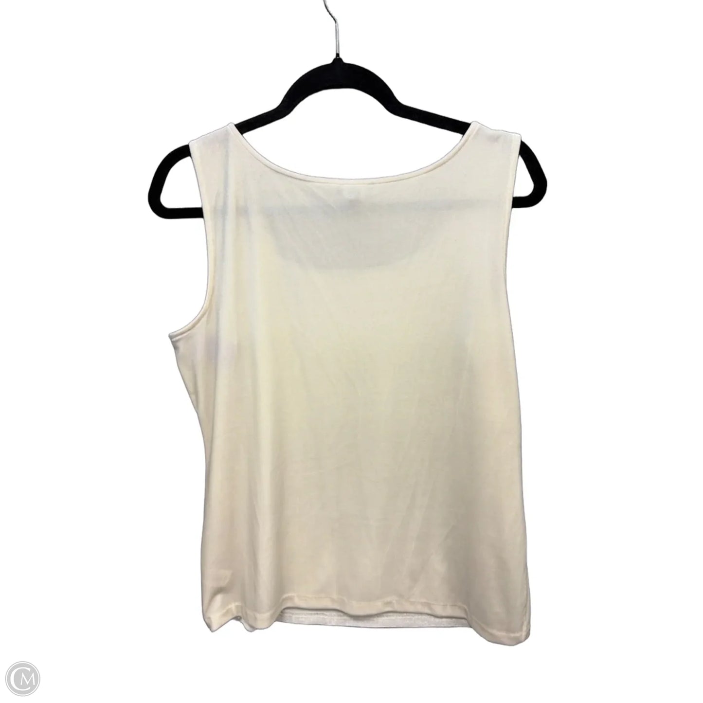 Top Sleeveless By Talbots In Yellow, Size: L
