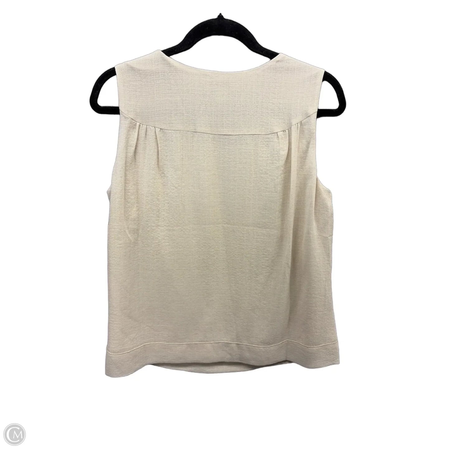 Top Sleeveless By Coldwater Creek In Tan, Size: S