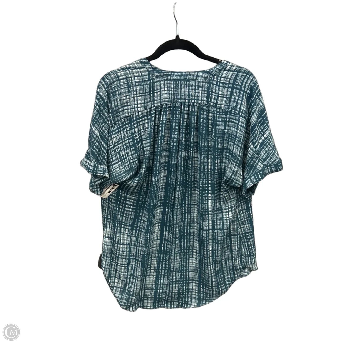 Tunic Short Sleeve By Worthington In Blue, Size: M