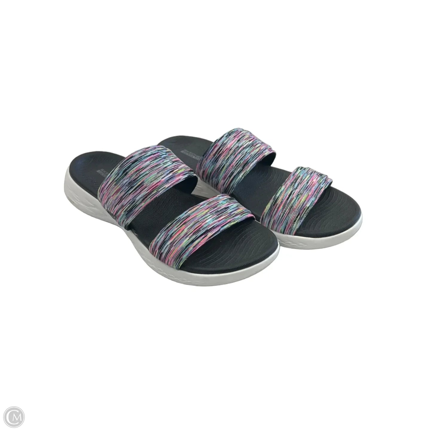 Sandals Flats By Skechers In Black, Size: 10